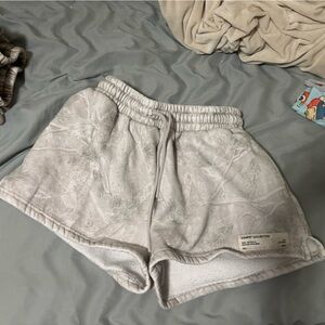 Cozy Collection Women's Athletic Shorts in Light Gray